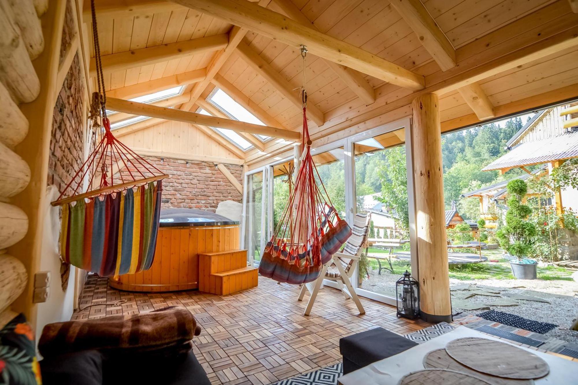 Ciukrowa Chatka Sauna & Jacuzzi Poronin Luaran gambar